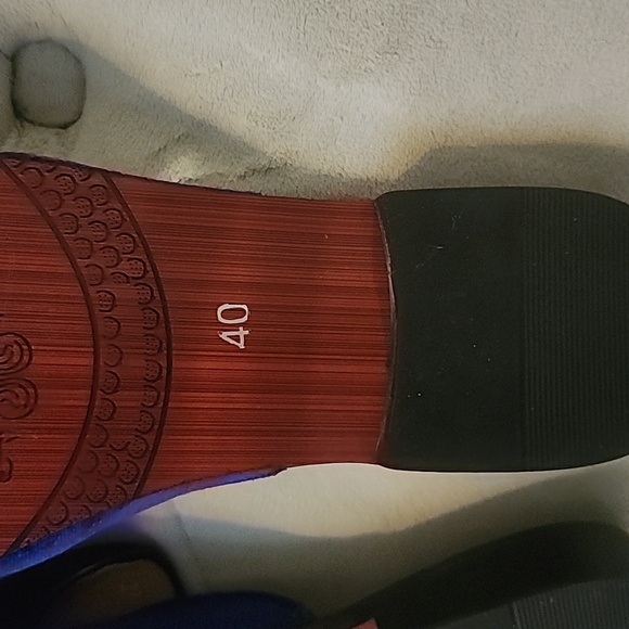 Velvet mule shoes - Picture 6 of 9